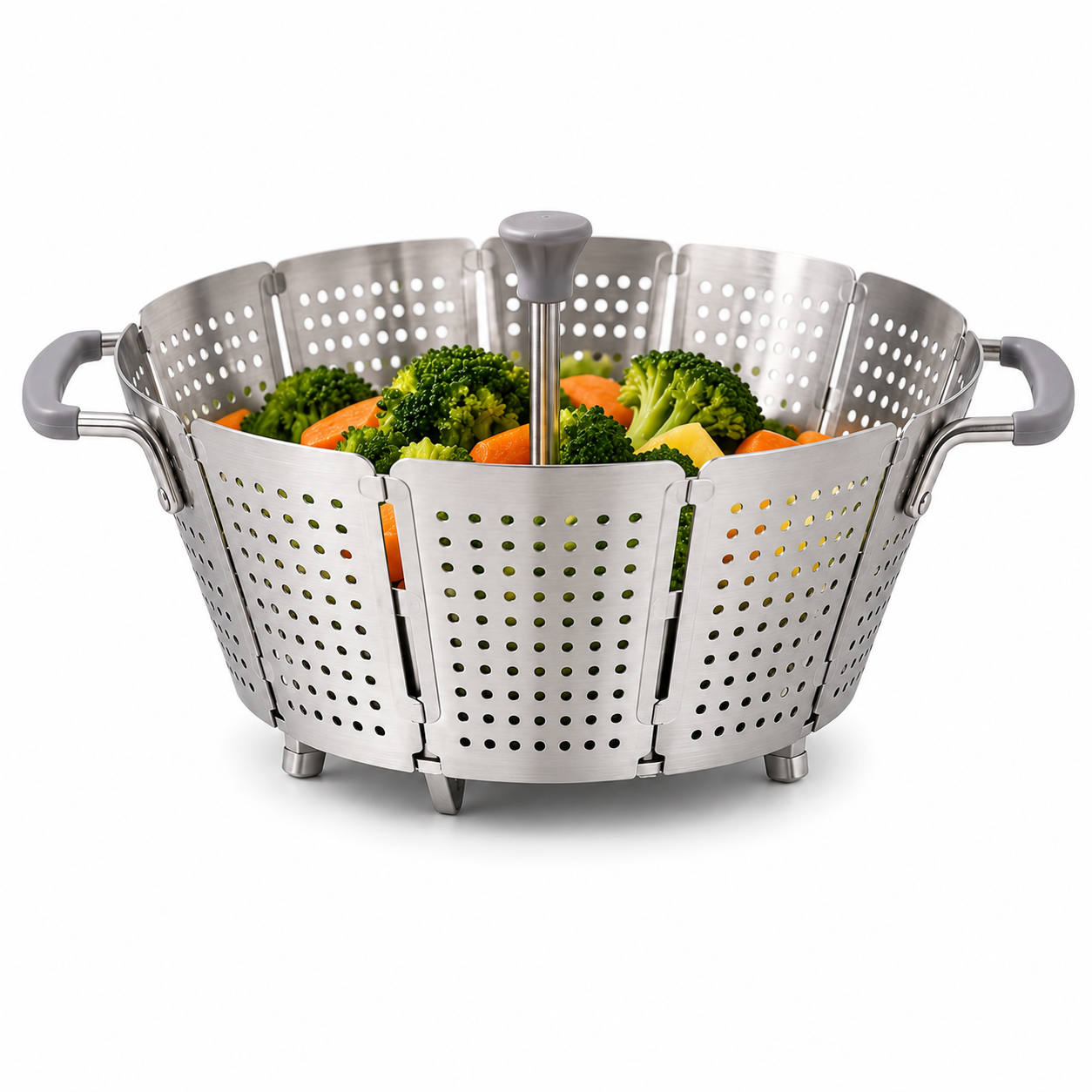 WellTrimLab™ Adjustable Steam & Strain Cooking Basket