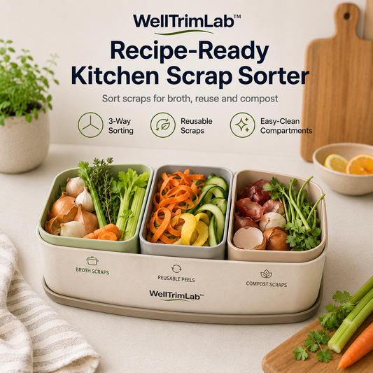WellTrimLab™ Recipe-Ready Kitchen Scrap Sorter