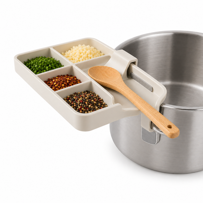 WellTrimLab™ Clip-On Pot Side Ingredient Organizer