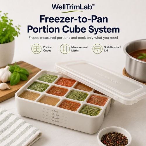 WellTrimLab™ Freezer-to-Pan Portion Cube System