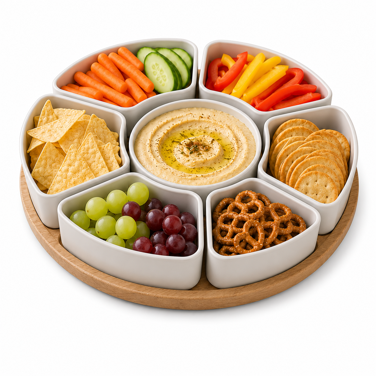 WellTrimLab™ Modular Snack & Dip Serving Ring