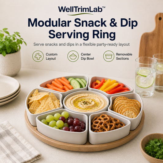 WellTrimLab™ Modular Snack & Dip Serving Ring