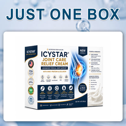 🦴 𝐈𝐂𝐘𝐒𝐓𝐀𝐑® 𝐉𝐨𝐢𝐧𝐭 𝐂𝐚𝐫𝐞 𝐑𝐞𝐥𝐢𝐞𝐟 𝐂𝐫𝐞𝐚𝐦 — 𝟓-𝐢𝐧-𝟏 𝐀𝐝𝐯𝐚𝐧𝐜𝐞𝐝 𝐉𝐨𝐢𝐧𝐭 𝐒𝐮𝐩𝐩𝐨𝐫𝐭 𝐟𝐨𝐫 𝐂𝐨𝐦𝐟𝐨𝐫𝐭, 𝐌𝐨𝐛𝐢𝐥𝐢𝐭𝐲 & 𝐂𝐚𝐫𝐭𝐢𝐥𝐚𝐠𝐞 𝐂𝐚𝐫𝐞